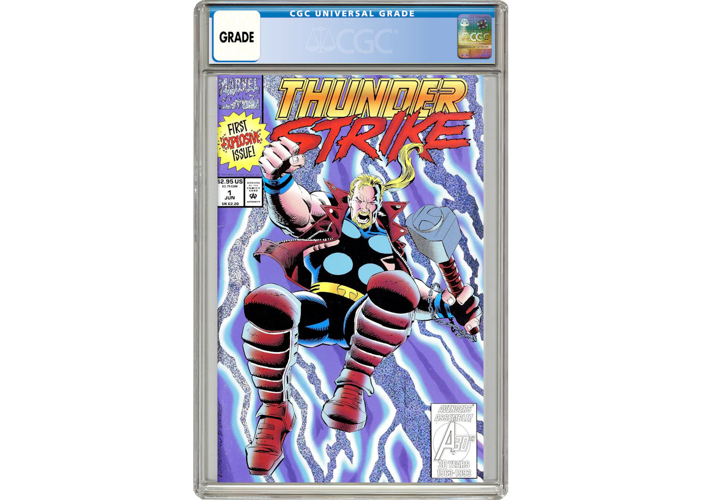 Marvel Thunderstrike (1993 1st Series) #1 Comic Book CGC Graded