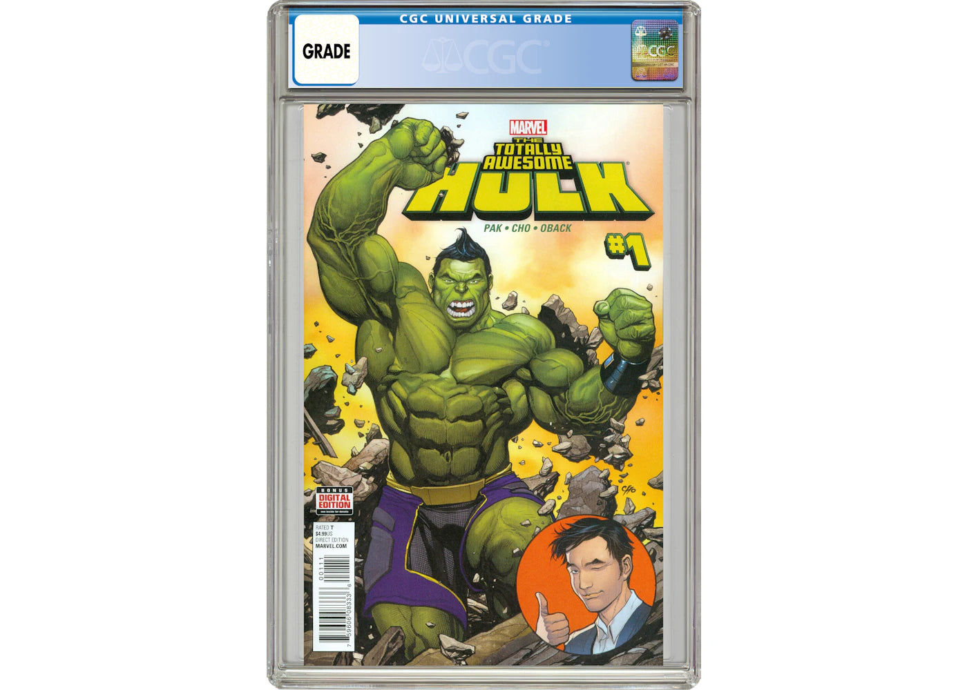 Marvel Totally Awesome Hulk (2016 Marvel) #1A Comic Book CGC Graded