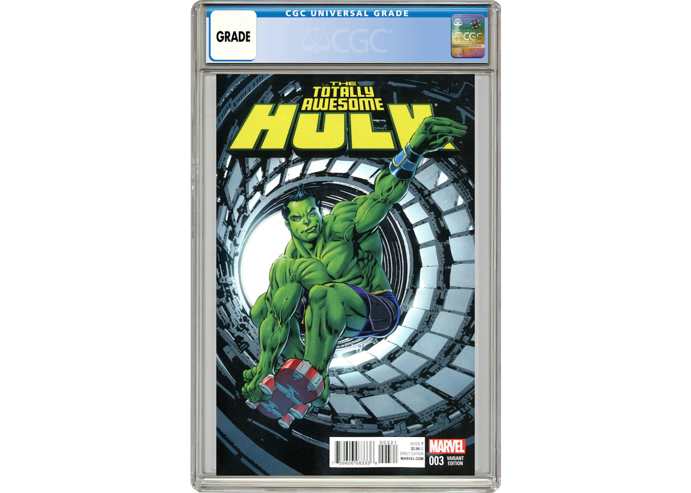 Marvel Totally Awesome Hulk (2016 Marvel) #3C Comic Book CGC Graded