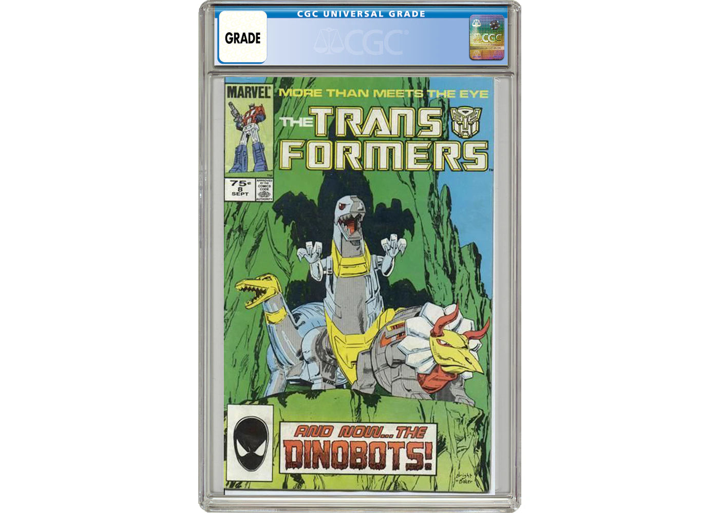 Marvel Transformers (1984 Marvel) #8 Comic Book CGC Graded