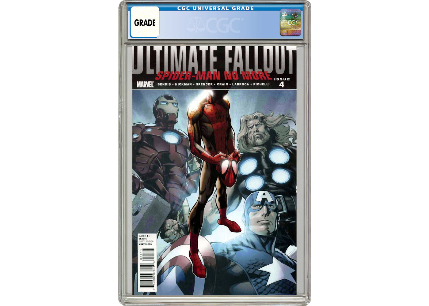 Marvel Ultimate Fallout #4 (1st App. Miles Morales) Comic Book CGC Graded