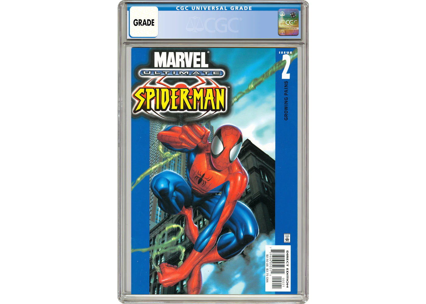 Marvel Ultimate Spider-Man #2 Comic Book CGC Graded