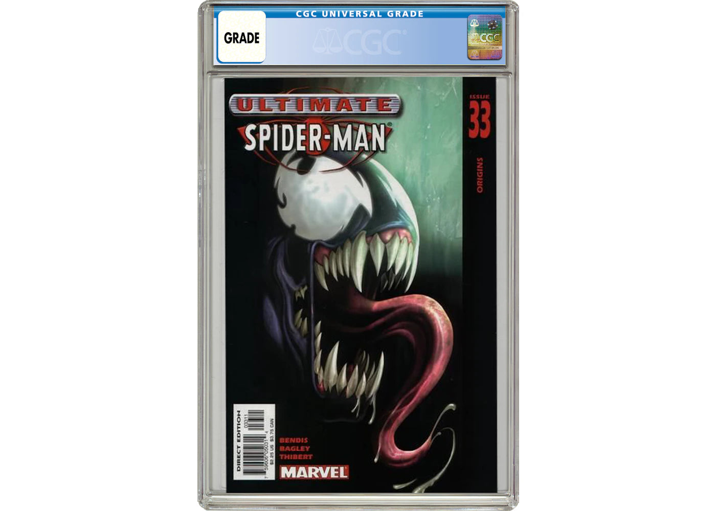 Marvel Ultimate Spider-Man #33 (1st App of Venom in Series) Comic Book CGC Graded