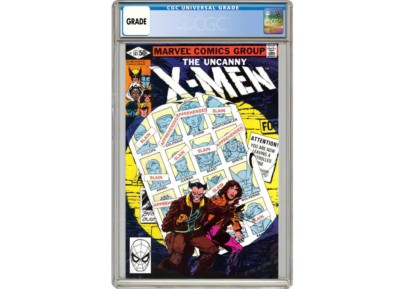 Marvel Uncanny X-Men #141 Comic Book CGC Graded