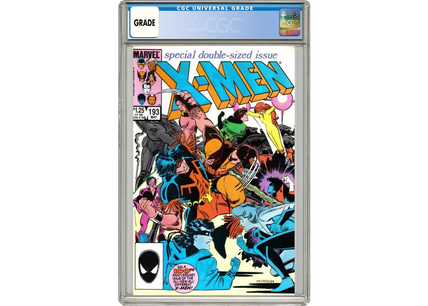 Marvel Uncanny X-Men #193 Comic Book CGC Graded