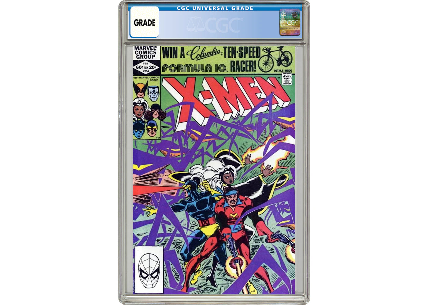 Marvel Uncanny X-Men (1963 1st Series) #154 Comic Book CGC Graded