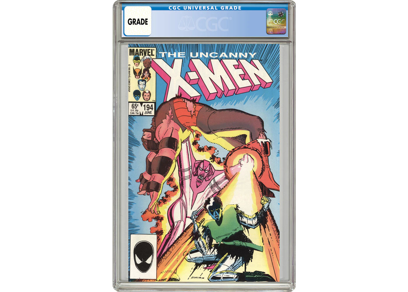 Marvel Uncanny X-Men (1963 1st Series) #194 Comic Book CGC Graded