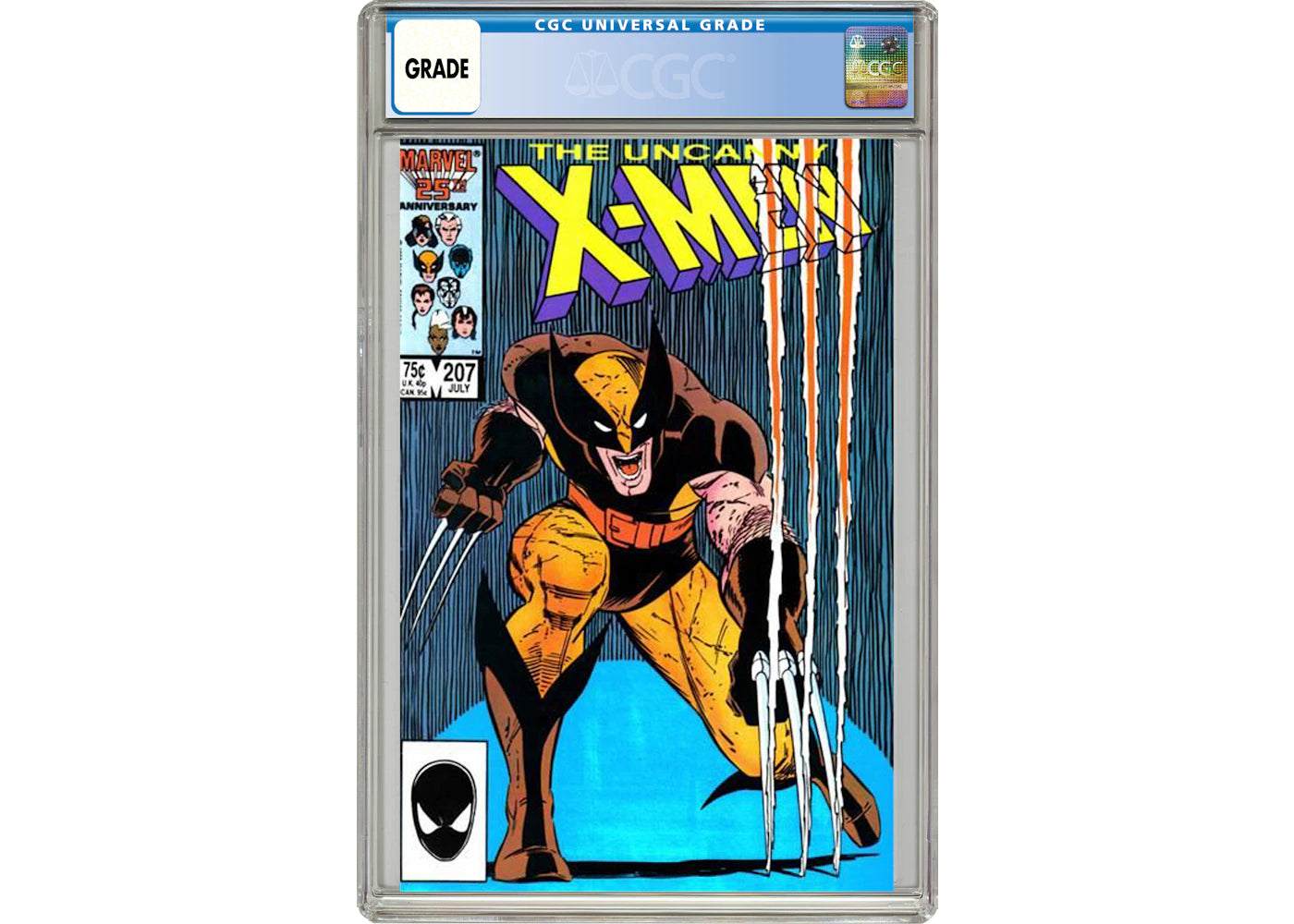 Marvel Uncanny X-Men (1963 1st Series) #207 Comic Book CGC Graded