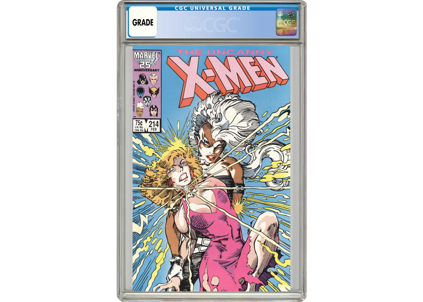 Marvel Uncanny X-Men (1963 1st Series) #214 Comic Book CGC Graded