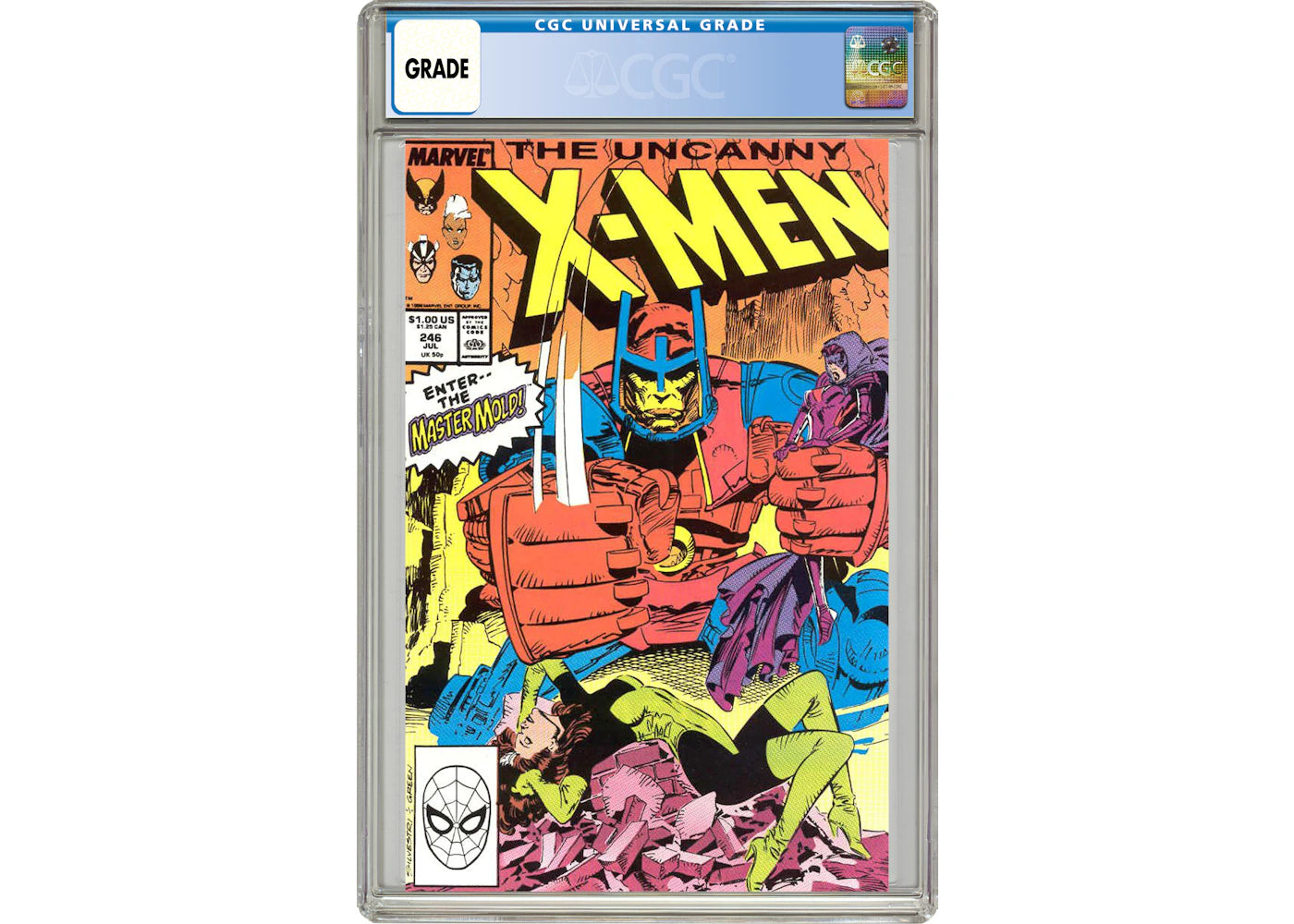 Marvel Uncanny X-Men (1963 1st Series) #246 Comic Book CGC Graded