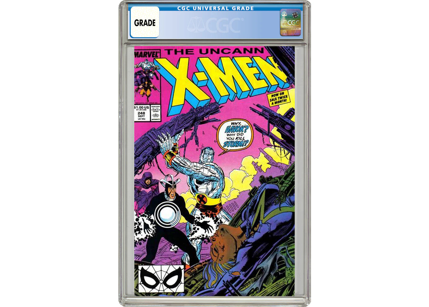 Marvel Uncanny X-Men (1963 1st Series) #248 Comic Book CGC Graded