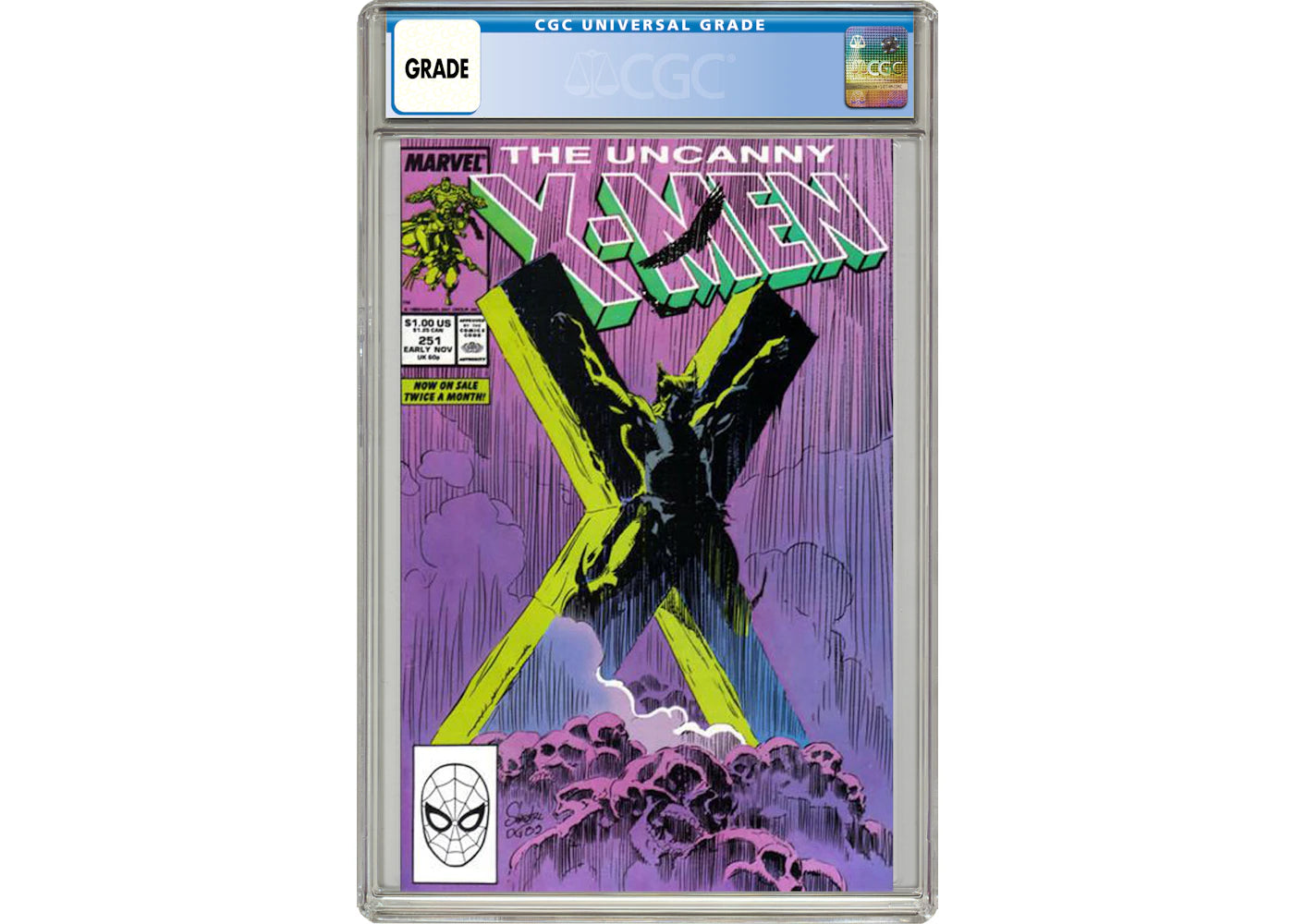Marvel Uncanny X-Men (1963 1st Series) #251 Comic Book CGC Graded