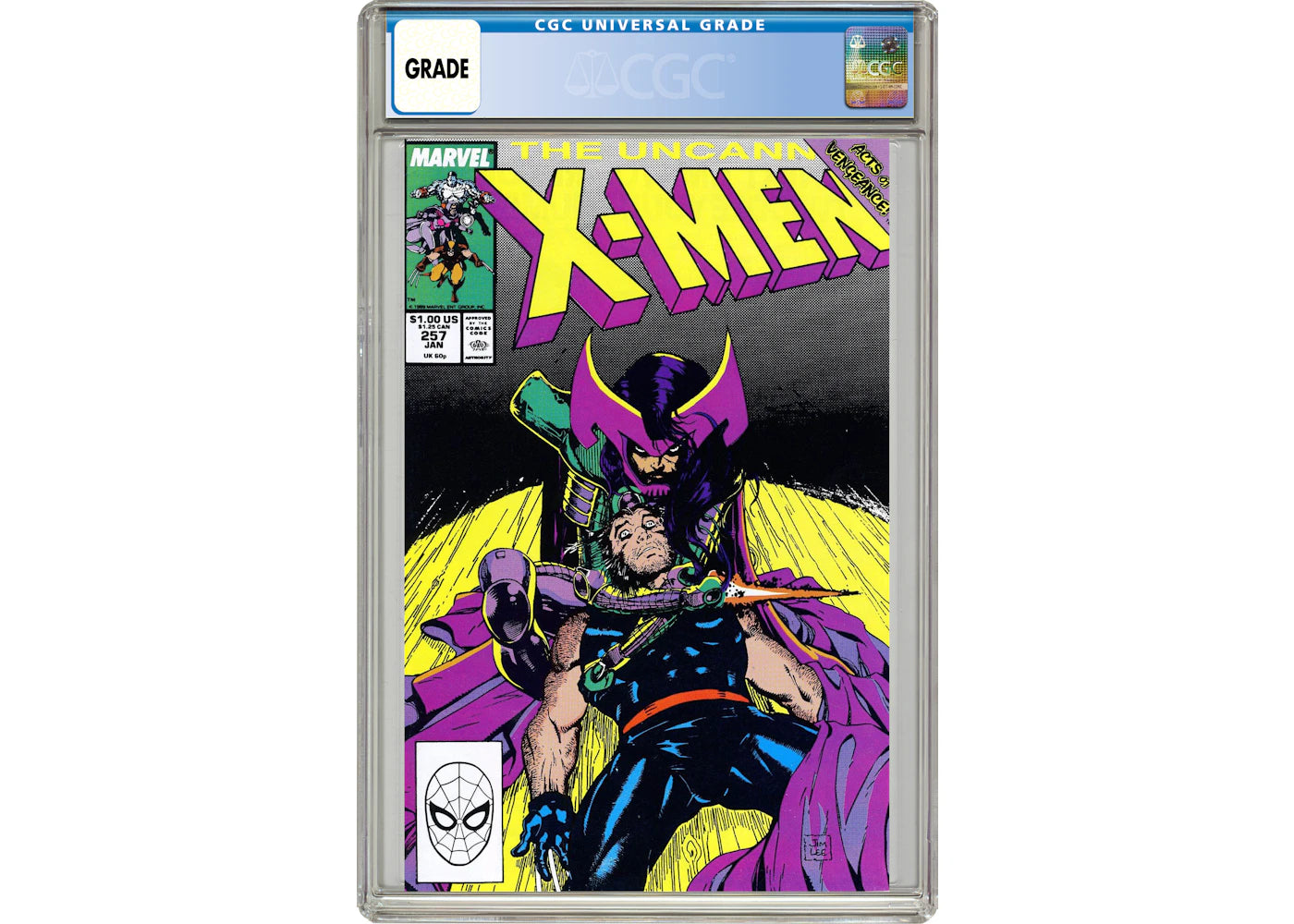 Marvel Uncanny X-Men (1963 1st Series) #257 Comic Book CGC Graded