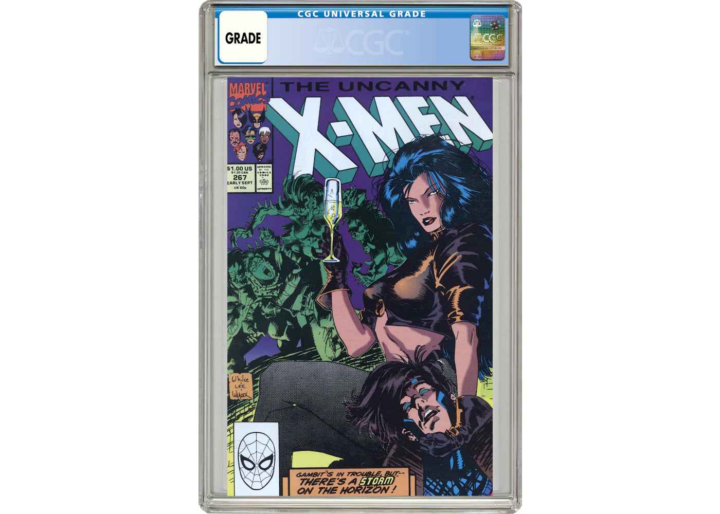Marvel Uncanny X-Men (1963 1st Series) #267 Comic Book CGC Graded