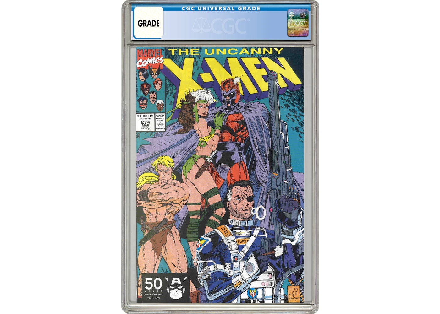 Marvel Uncanny X-Men (1963 1st Series) #274 Comic Book CGC Graded