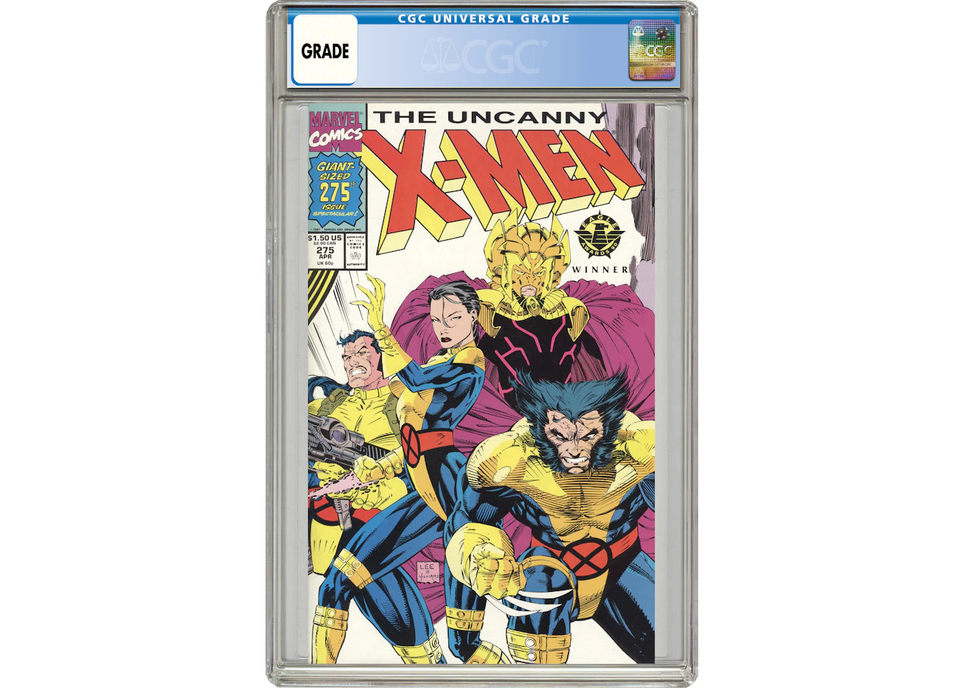 Marvel Uncanny X-Men (1963 1st Series) #275A Comic Book CGC Graded