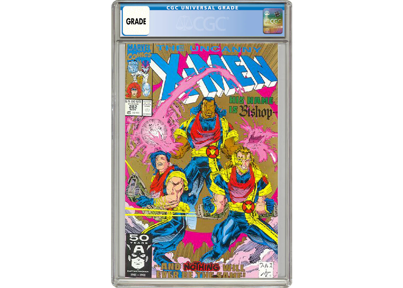 Marvel Uncanny X-Men (1963 1st Series) #282REP Comic Book CGC Graded