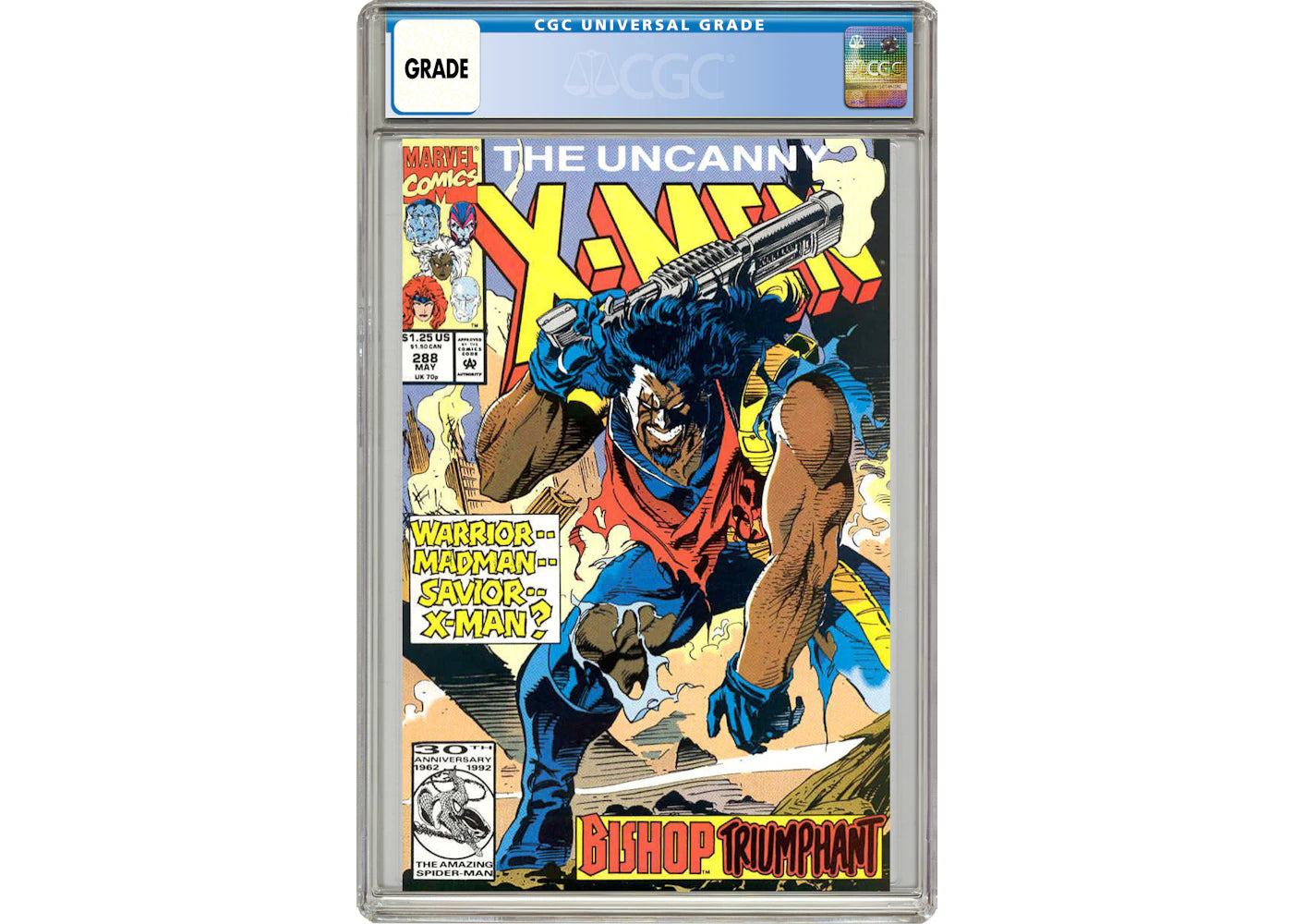 Marvel Uncanny X-Men (1963 1st Series) #288 Comic Book CGC Graded
