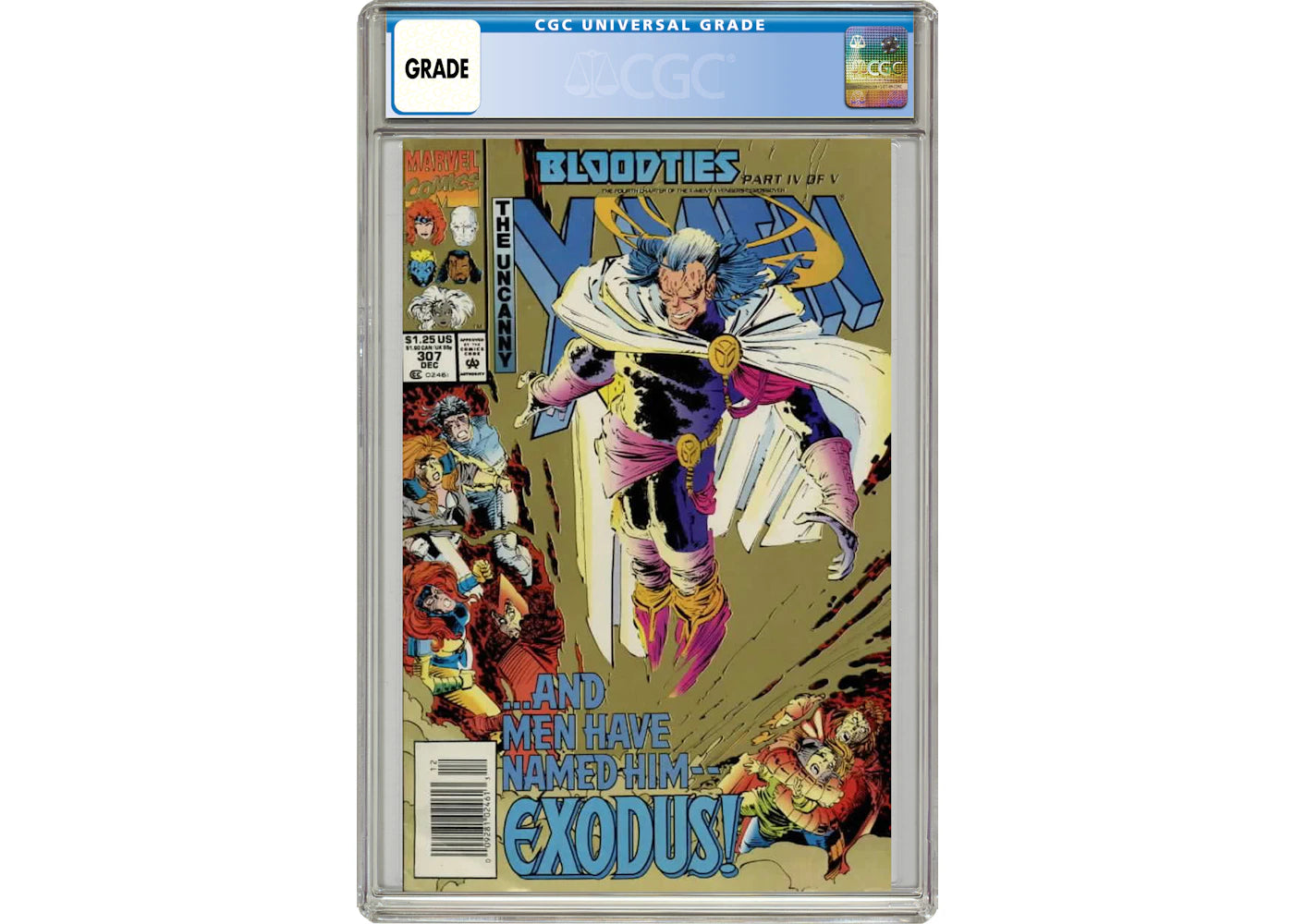 Marvel Uncanny X-Men (1963 1st Series) #307B Comic Book CGC Graded