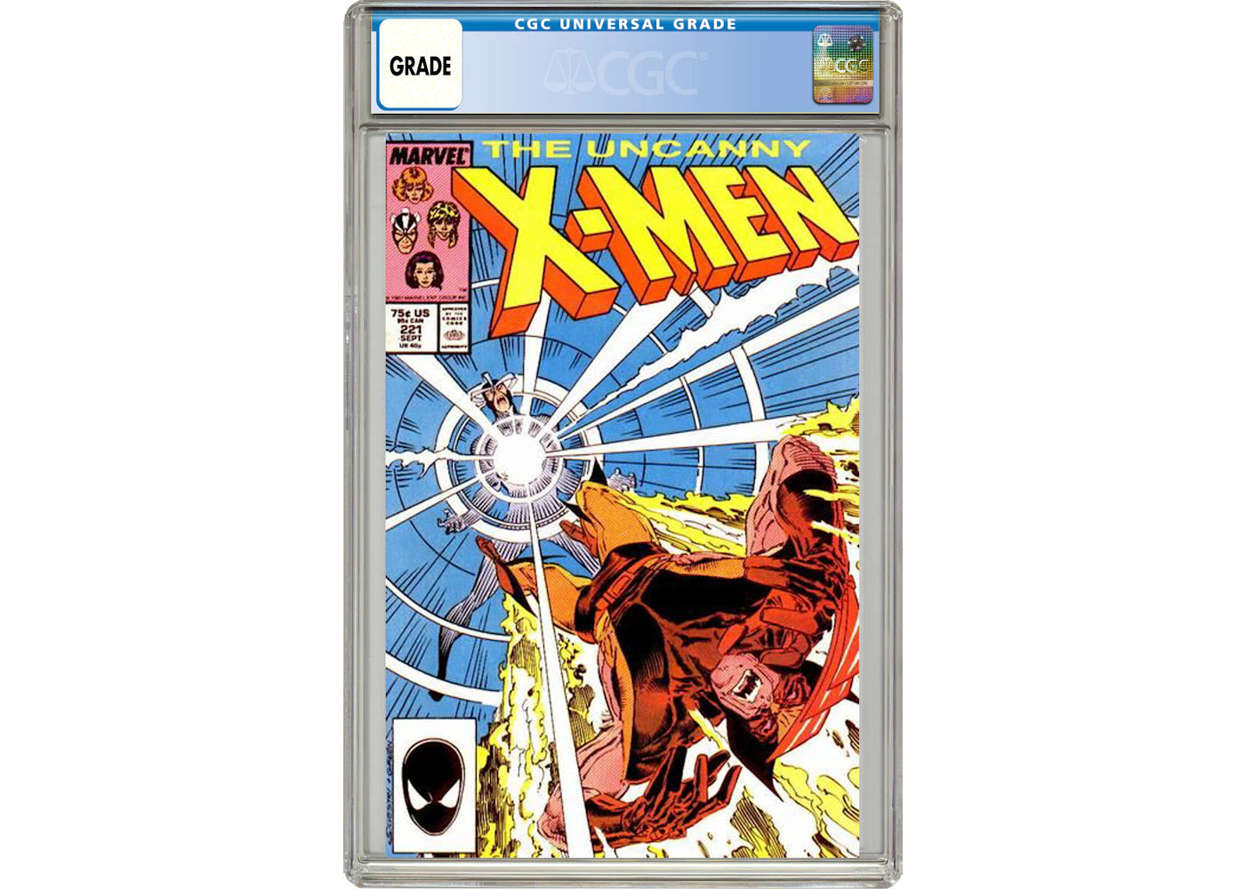 Marvel Uncanny X-Men #221 (1st App. of Mister Sinister) Comic Book CGC Graded