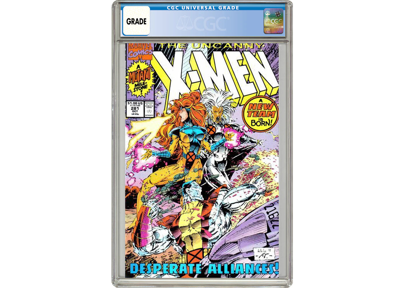 Marvel Uncanny X-Men #281 Comic Book CGC Graded