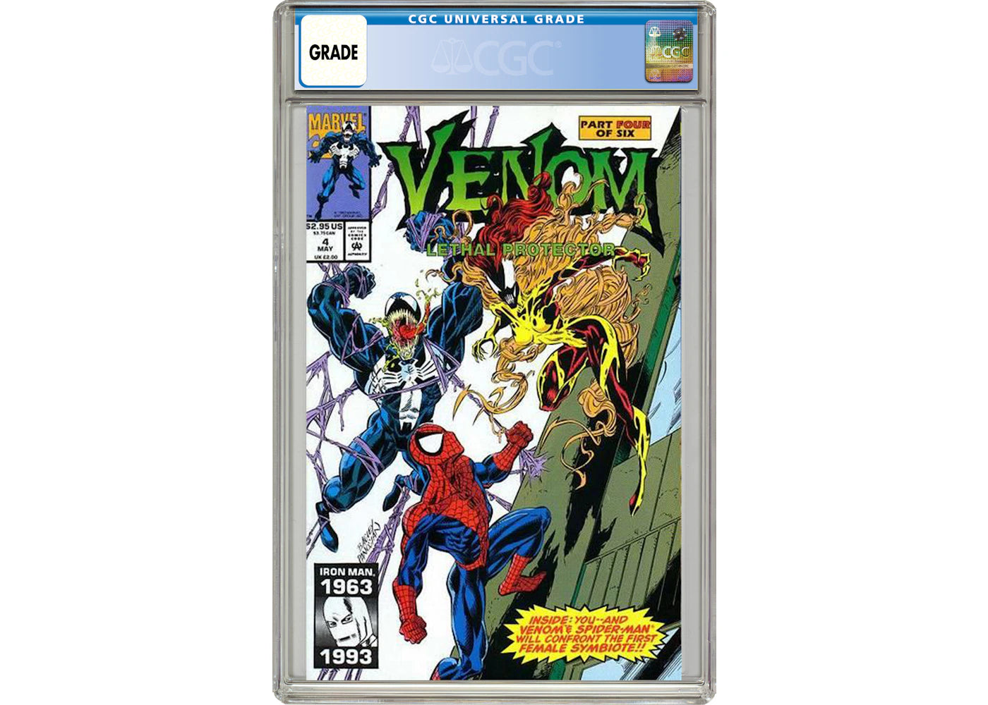 Marvel Venom Lethal Protector #4 Comic Book CGC Graded