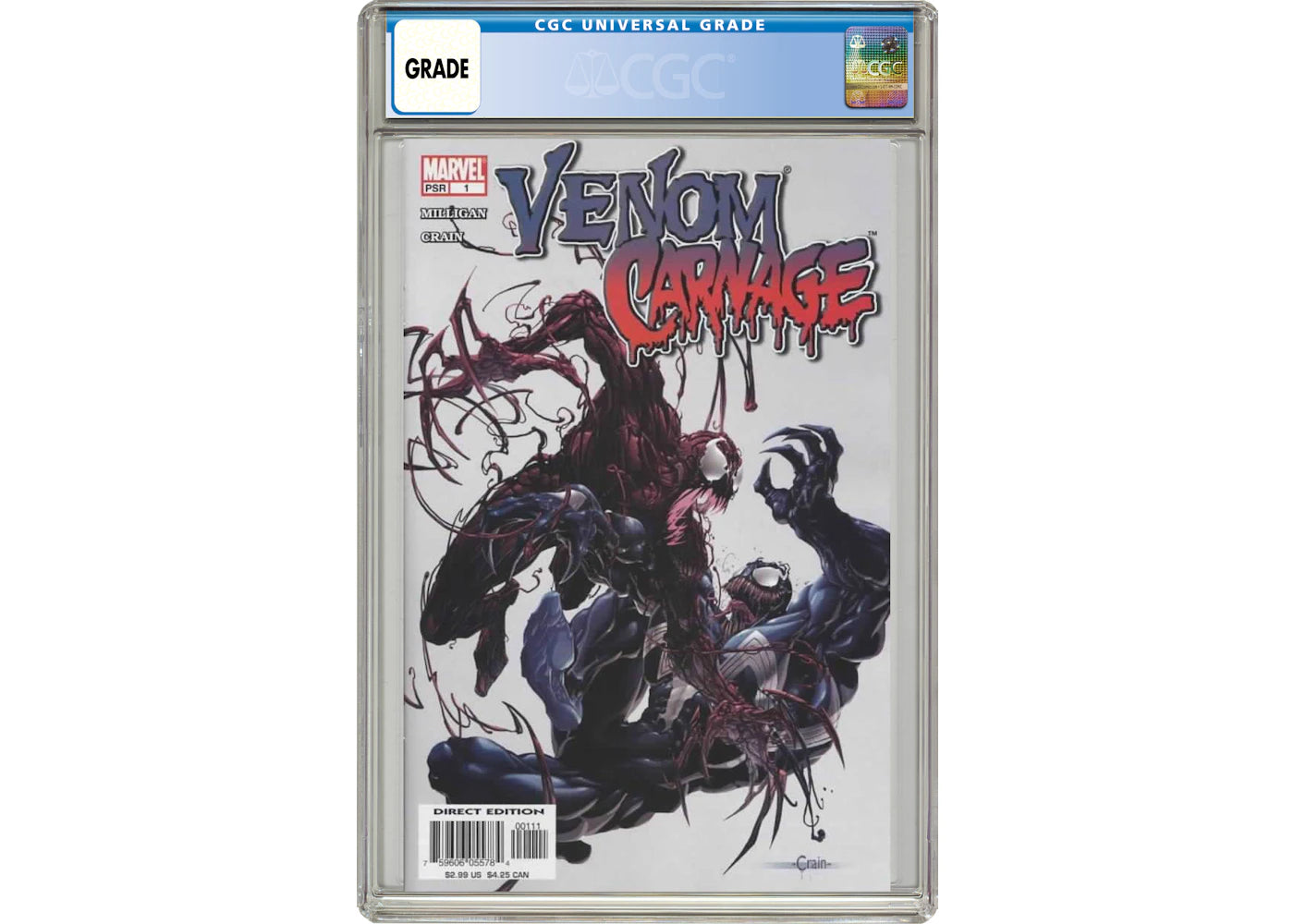 Marvel Venom vs. Carnage (2004) #1 Comic Book CGC Graded