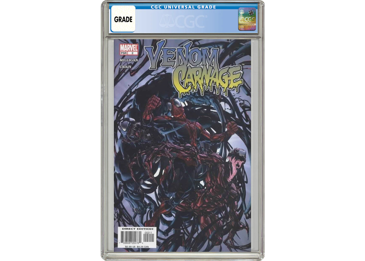 Marvel Venom vs. Carnage (2004) #2 Comic Book CGC Graded
