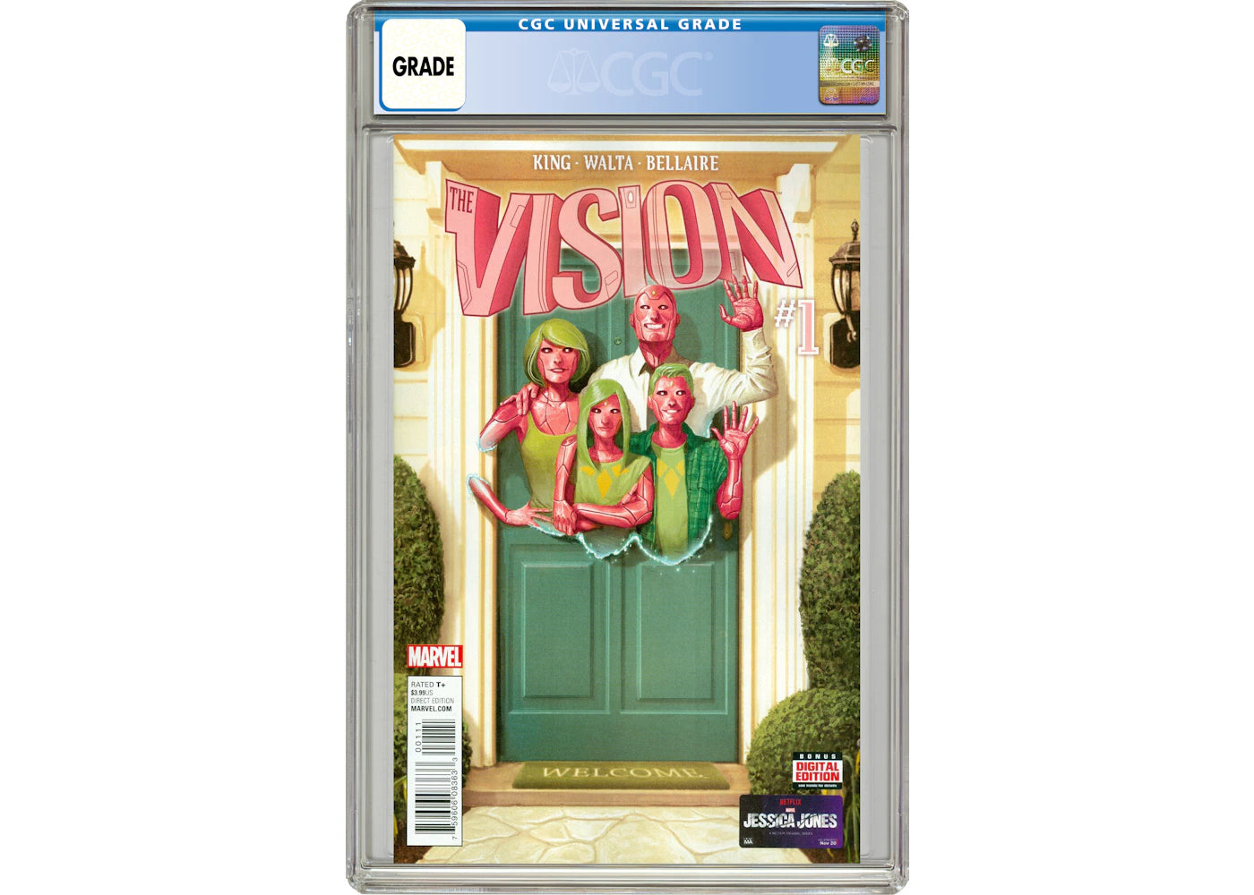 Marvel Vision (2015 3rd Series) #1A Comic Book CGC Graded