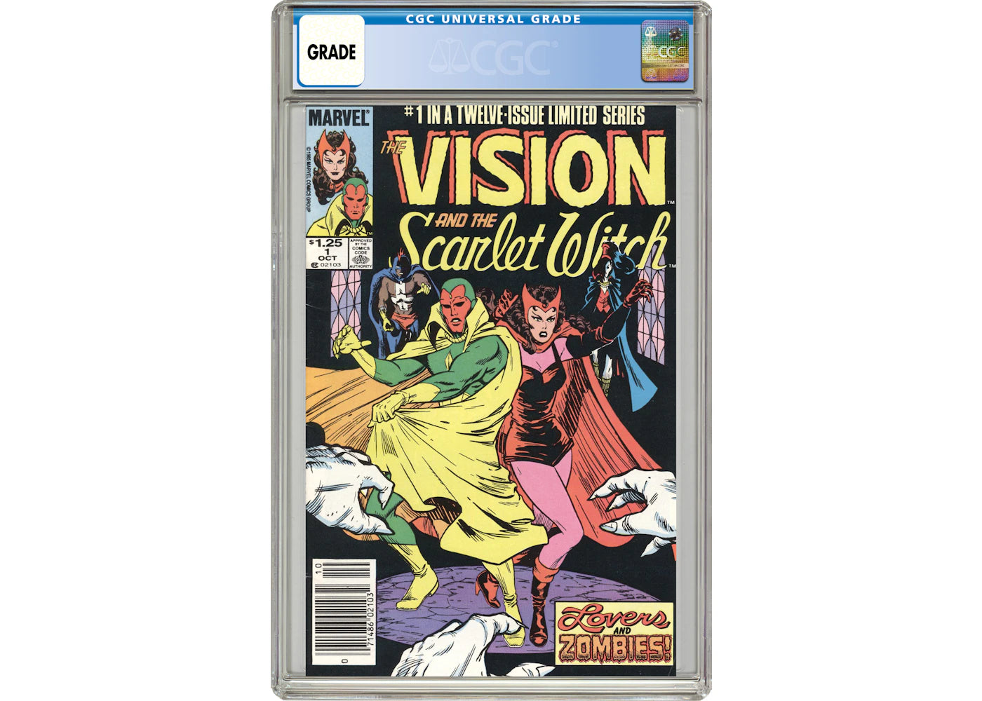 Marvel Vision and the Scarlet Witch (1985 2nd Series) #1 Comic Book CGC Graded