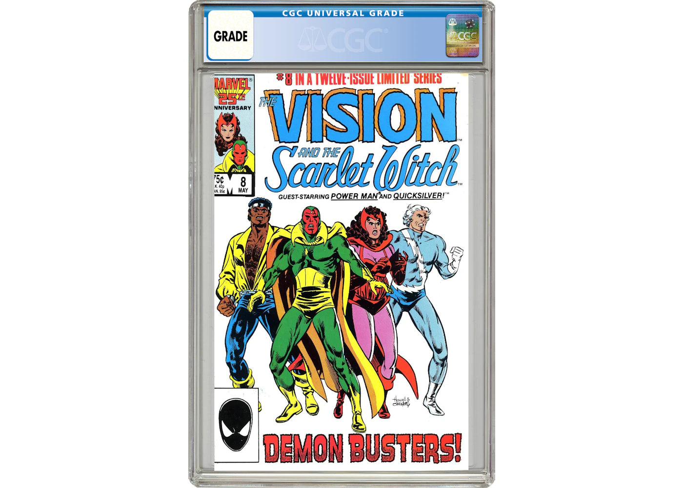 Marvel Vision and the Scarlet Witch (1985 2nd Series) #8 Comic Book CGC Graded