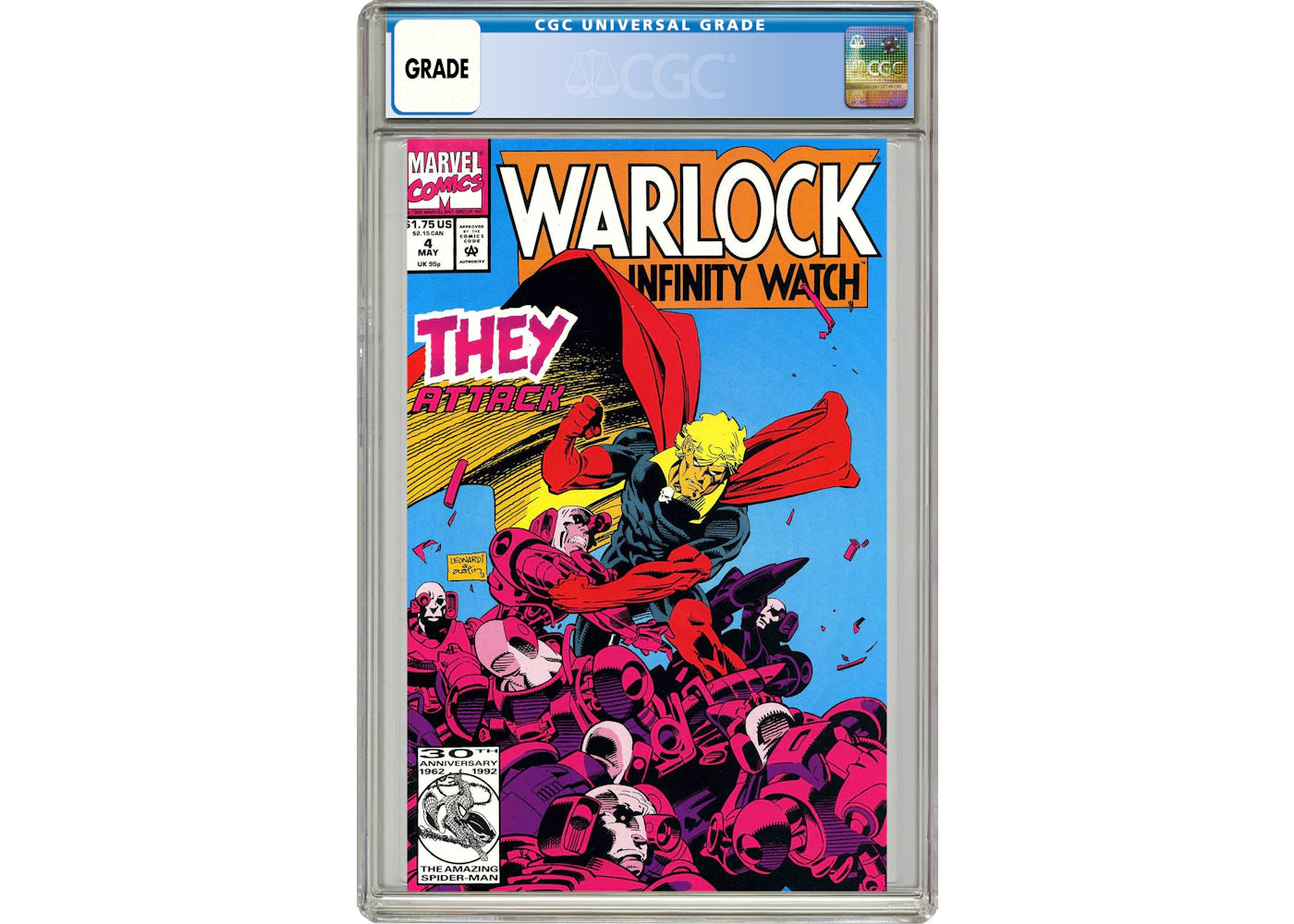 Marvel Warlock and the Infinity Watch (1992) #4 Comic Book CGC Graded