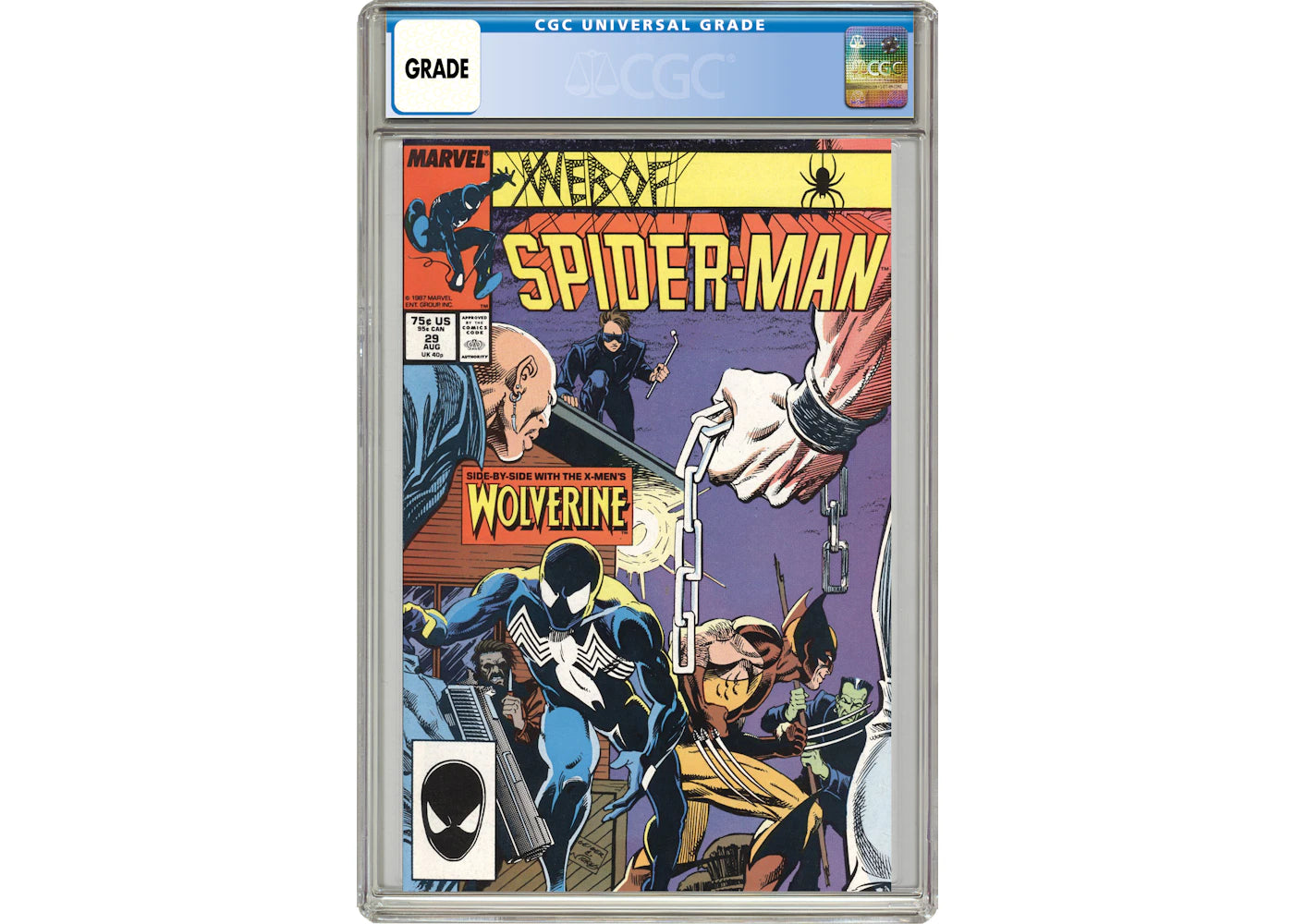 Marvel Web of Spider-Man (1985 1st Series) #29 Comic Book CGC Graded