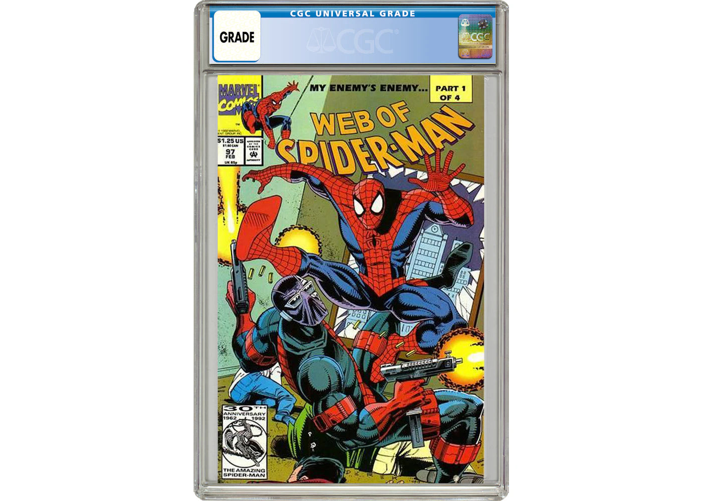 Marvel Web of Spider-Man (1985 1st Series) #97 Comic Book CGC Graded