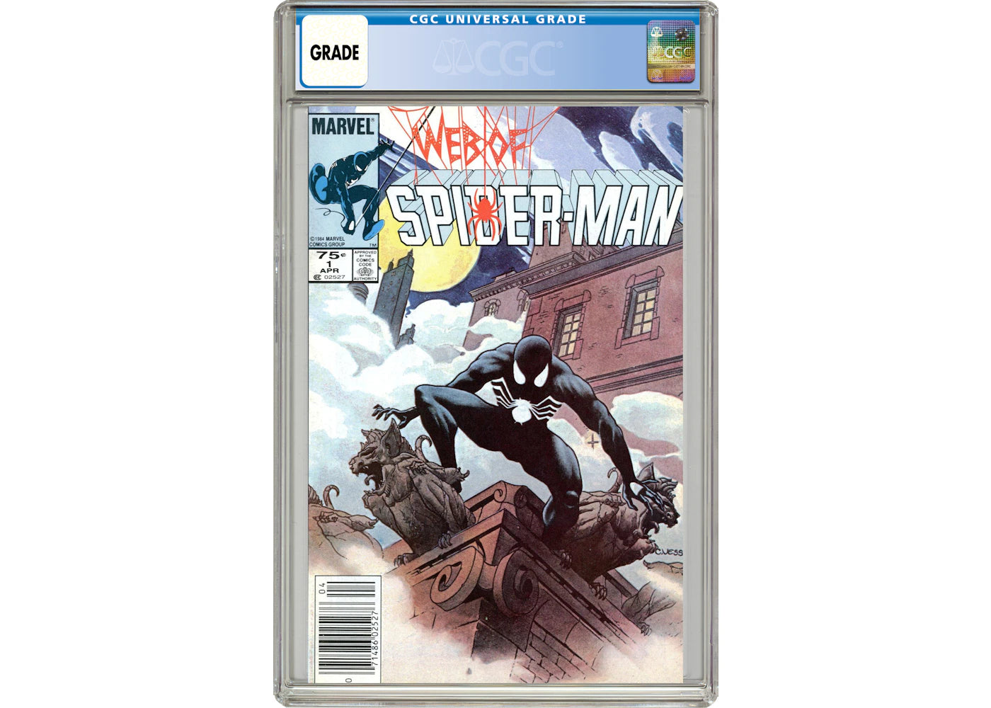 Marvel Web of Spider-Man (1985 1st Series) Canadian Price Variant #1 Comic Book CGC Graded