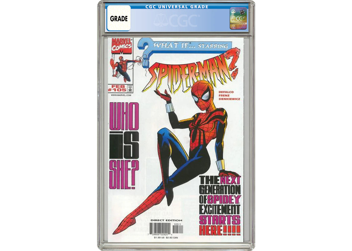 Marvel What If (1989 2nd Series) #105 Comic Book CGC Graded