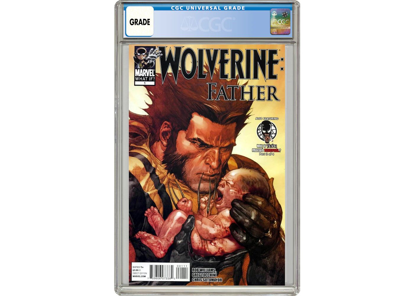 Marvel What If Wolverine Father (2010 Marvel) #1 Comic Book CGC Graded
