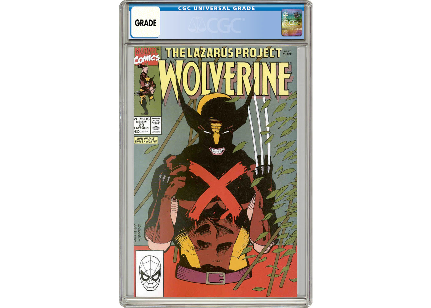 Marvel Wolverine (1988 1st Series) #29 Comic Book CGC Graded