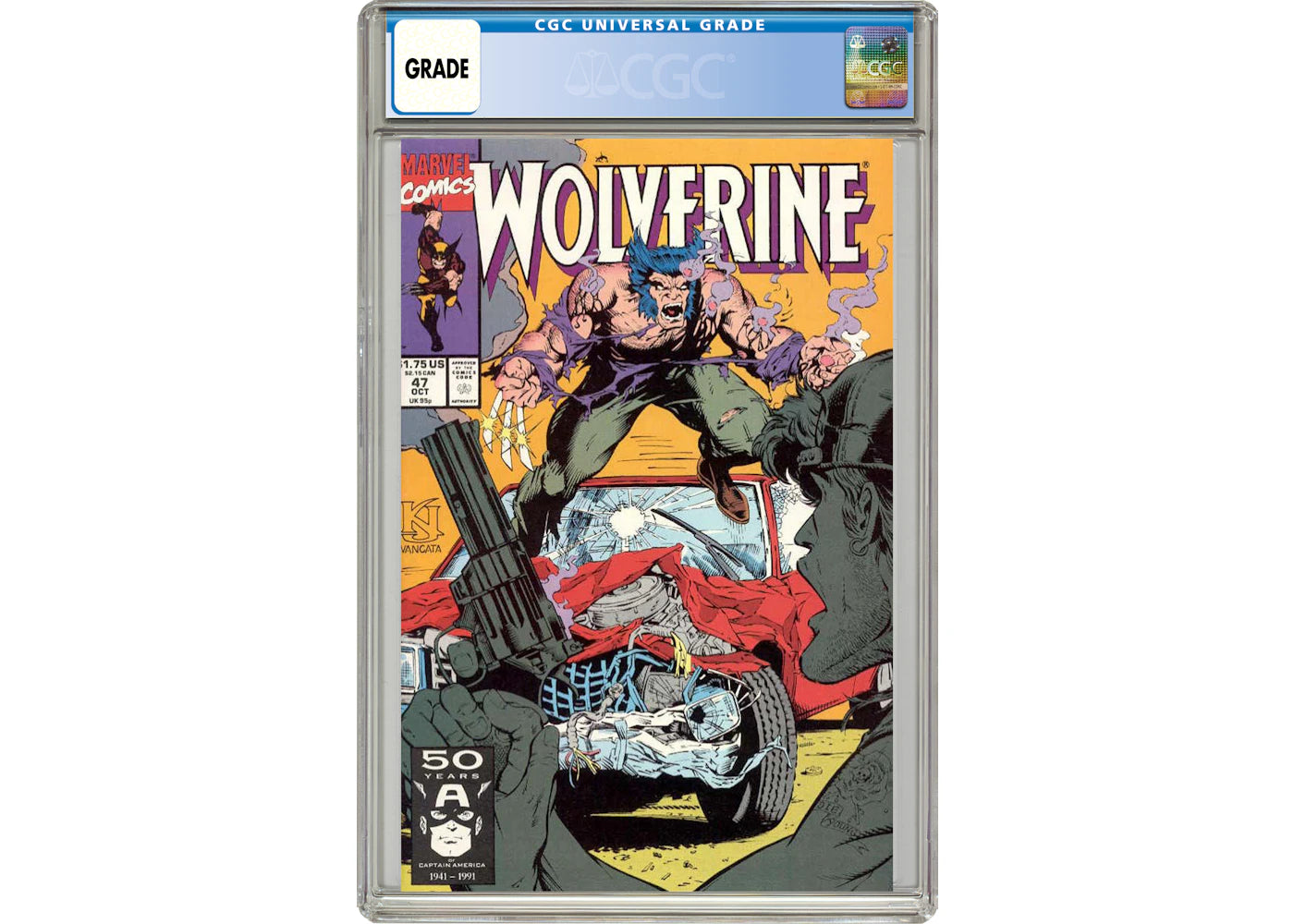 Marvel Wolverine (1988 1st Series) #47 Comic Book CGC Graded