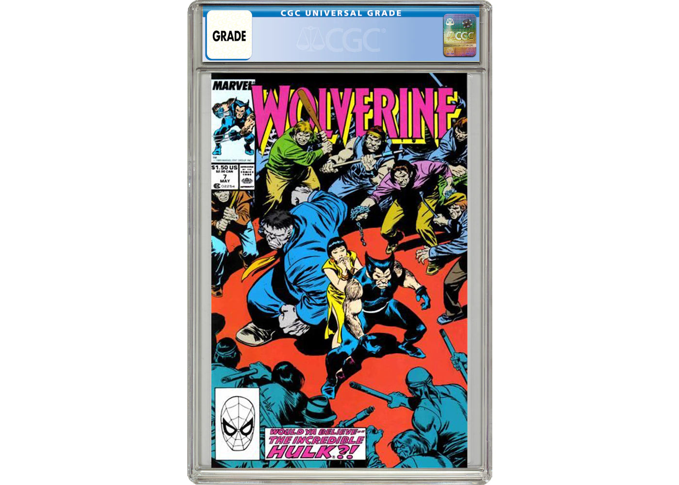 Marvel Wolverine (1988 1st Series) #7 Comic Book CGC Graded