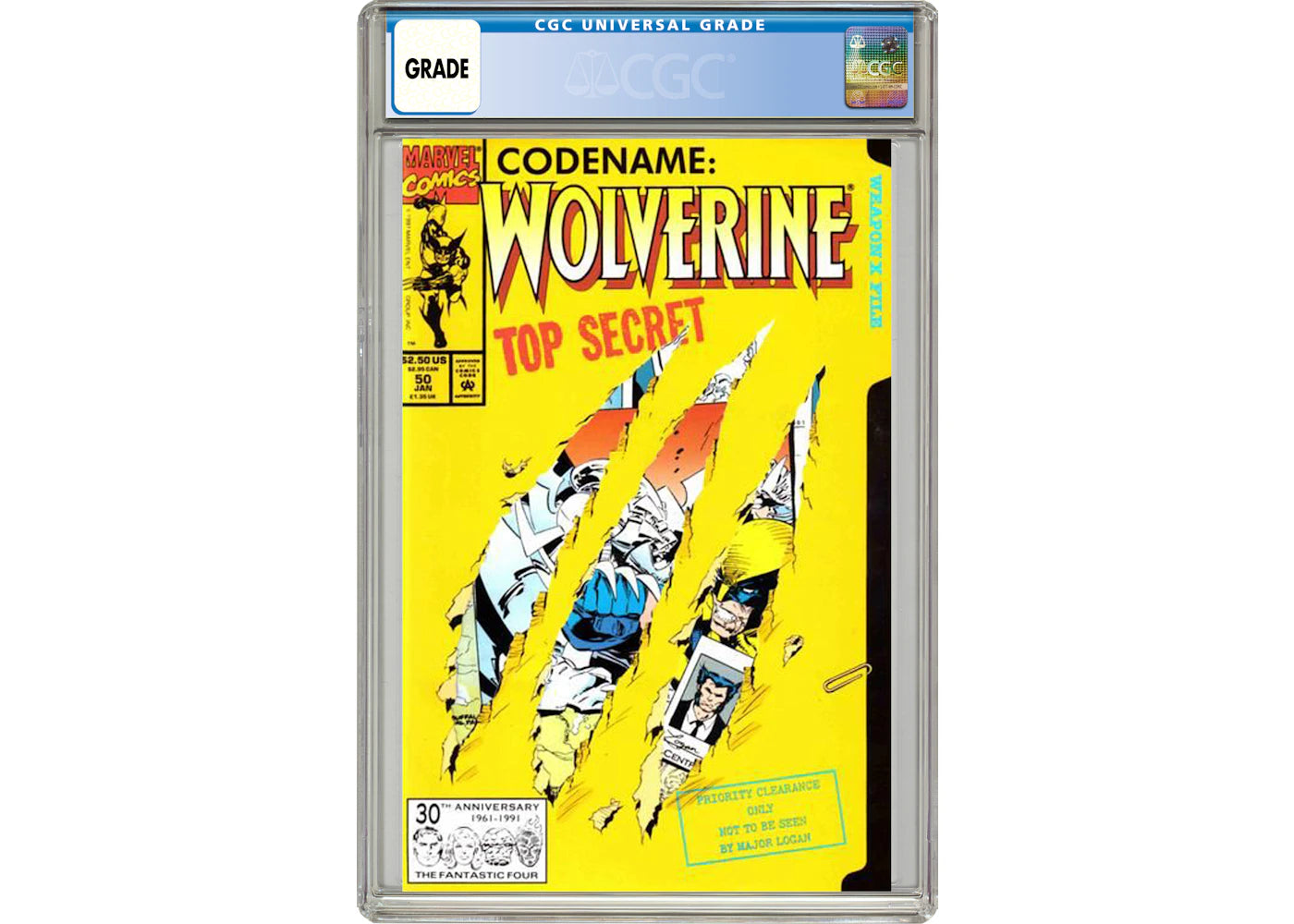 Marvel Wolverine #50 Comic Book CGC Graded