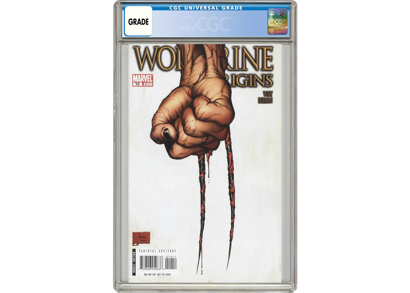 Marvel Wolverine Origins (2006) #10A Comic Book CGC Graded