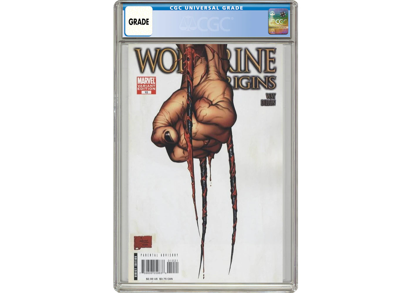 Marvel Wolverine Origins (2006) #10C Comic Book CGC Graded