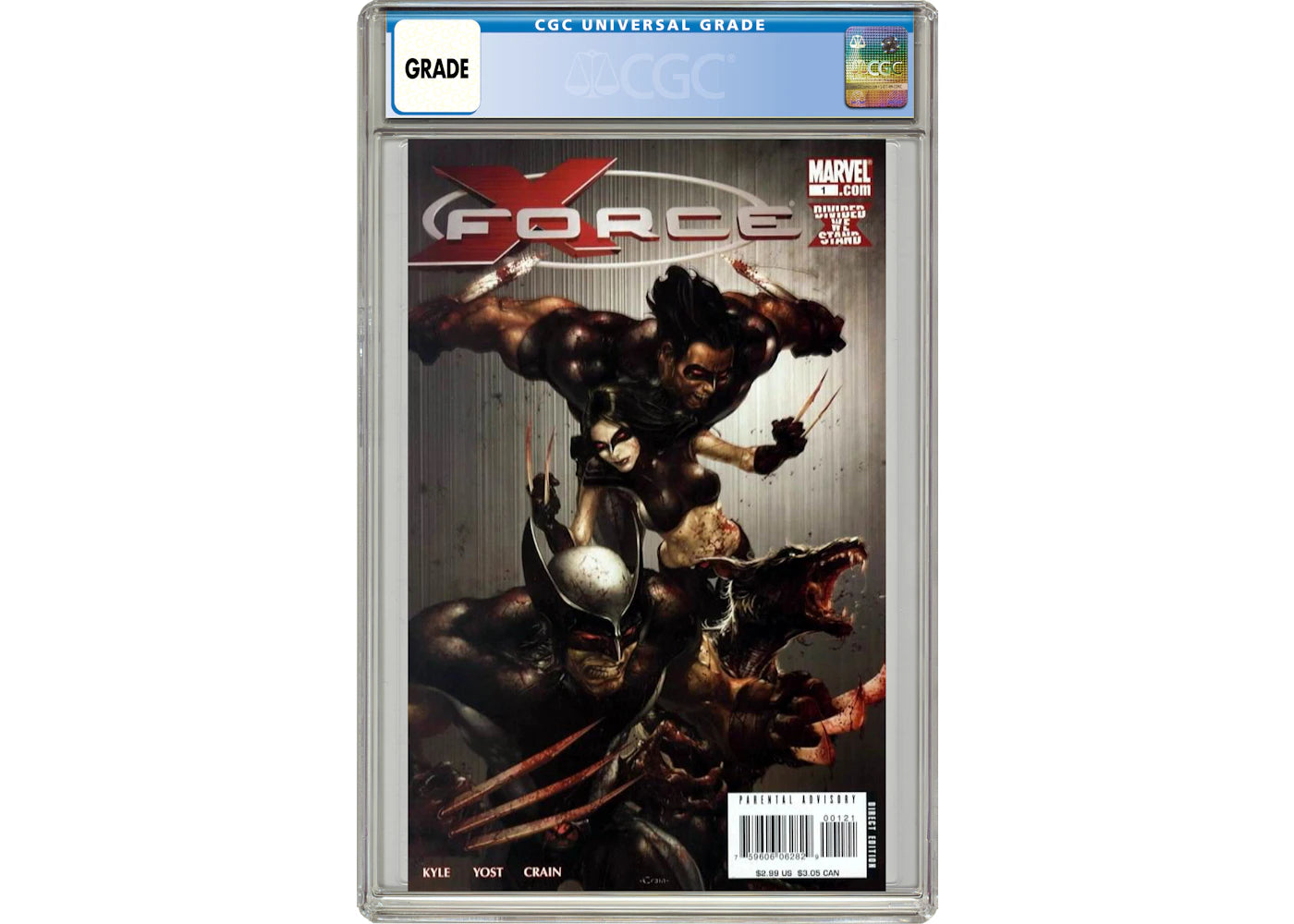 Marvel X-Force (2008 3rd Series) #1B Comic Book CGC Graded