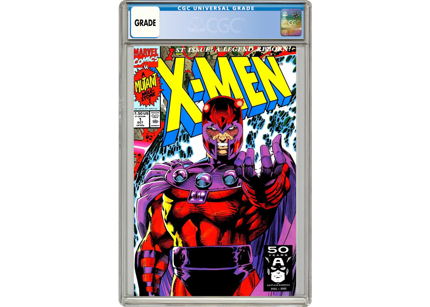 Marvel X-Men #1 D - Magneto Variant Comic Book CGC Graded