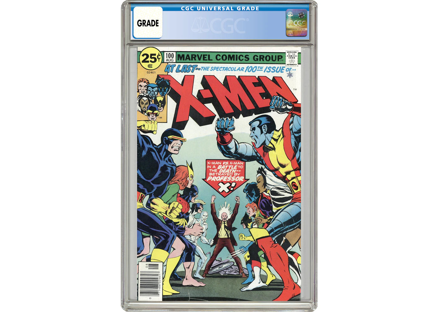 Marvel X-Men #100 (Old vs New Team) Comic Book CGC Graded