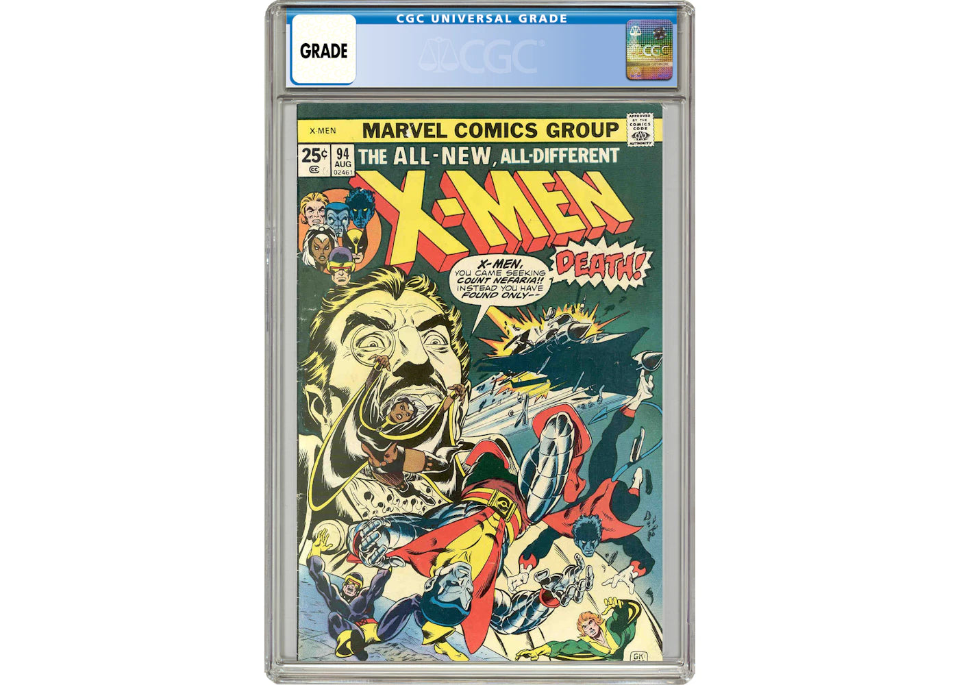 Marvel X-Men #94 Comic Book CGC Graded