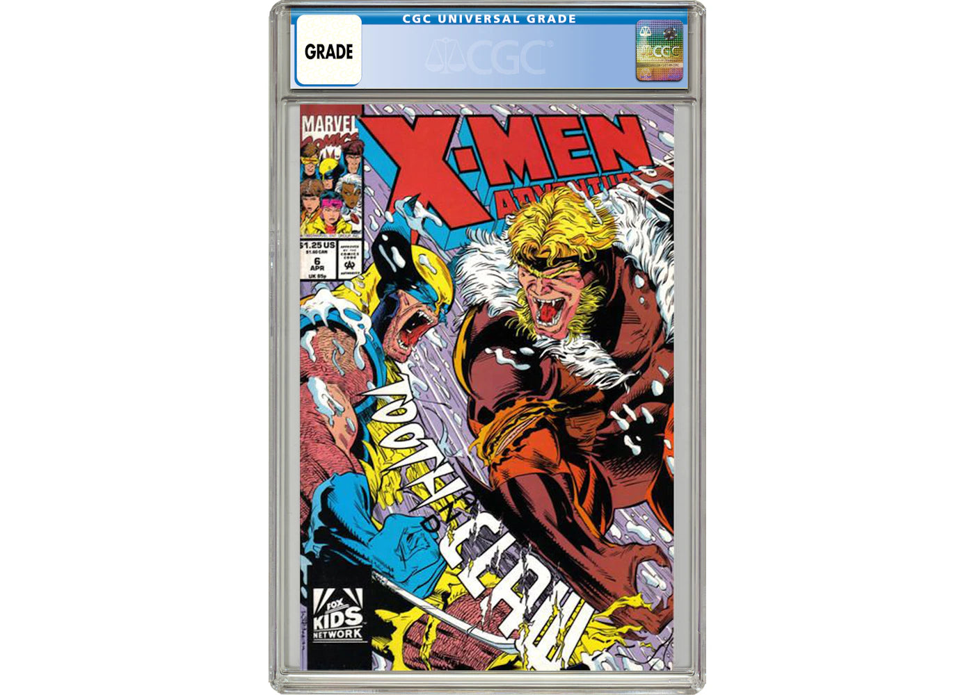 Marvel X-Men Adventures (1992 Marvel) Season I #6 Comic Book CGC Graded