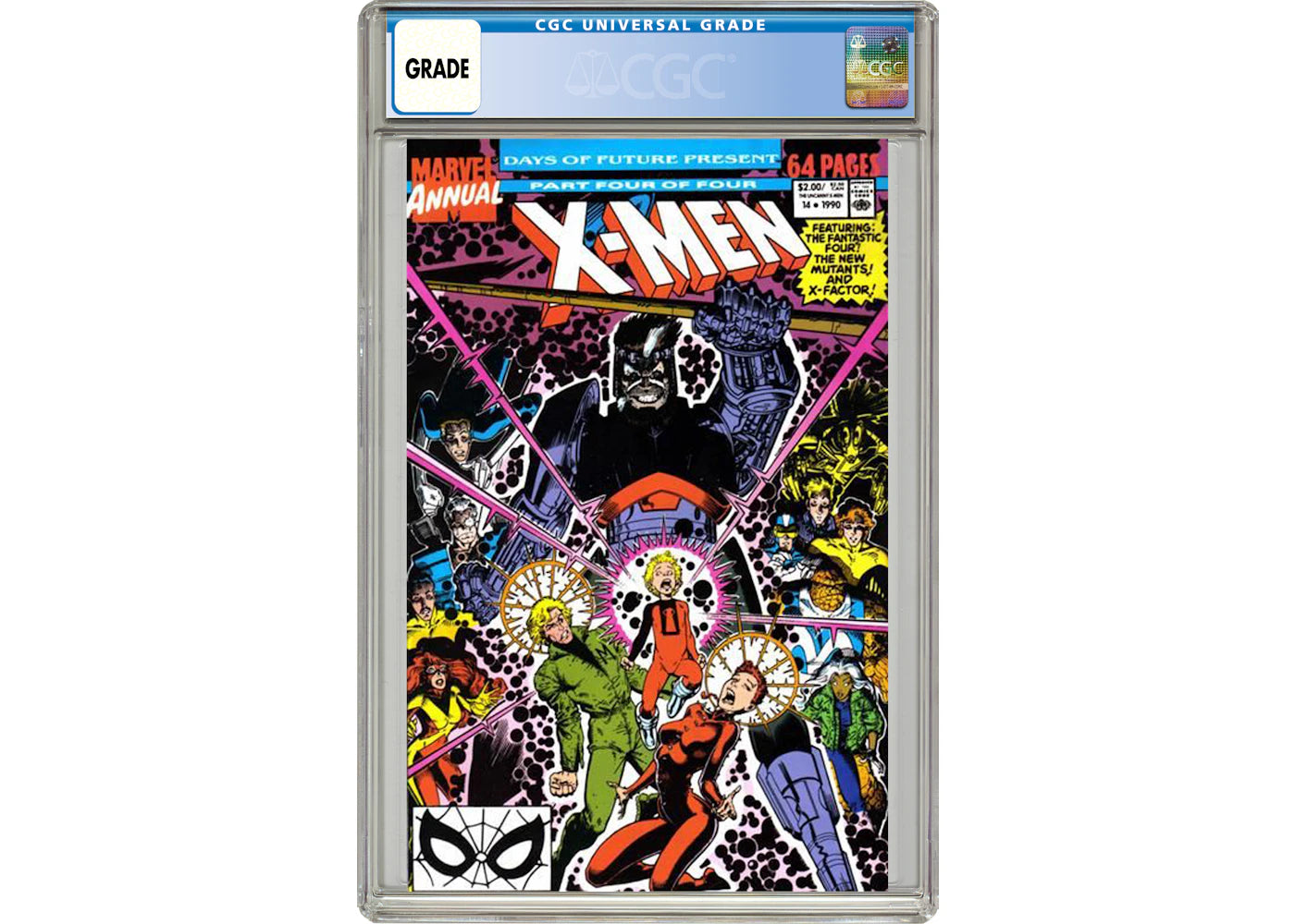Marvel X-Men Annual #14 (1st Cameo of Gambit) Comic Book CGC Graded