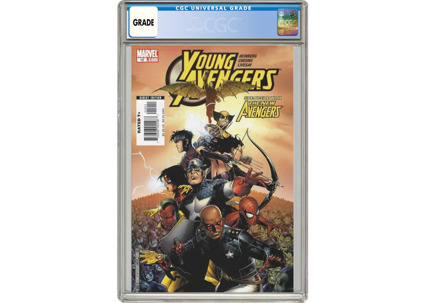 Marvel Young Avengers (2005) #12 Comic Book CGC Graded